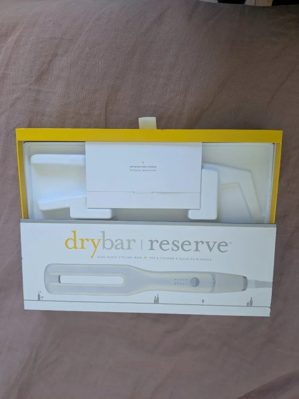 NEW Drybar Reserve Dual-Plate Double Styling Iron Flat Iron NIB